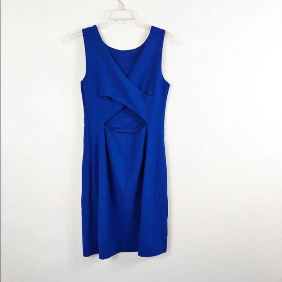 Women’s Size 10 Betsy Johnson Royal Blue Cut Out Sleeveless Dress - Picture 3 of 10